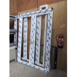 Two French doors (frames only)