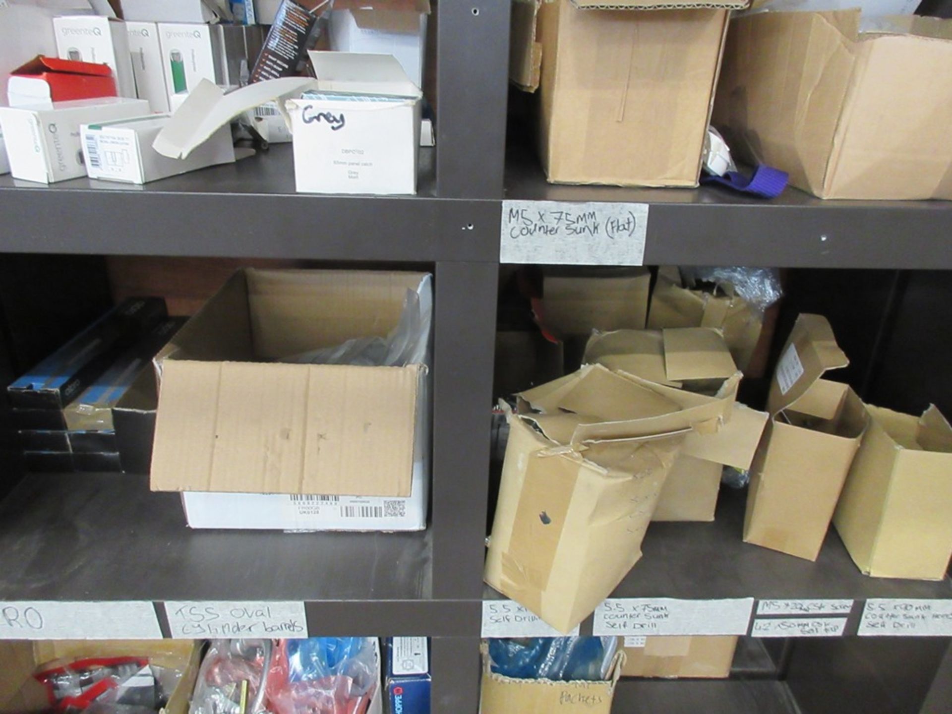 Twenty shelves of window fixings - Image 3 of 7