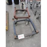 Two mobile 650 x 650mm trollies