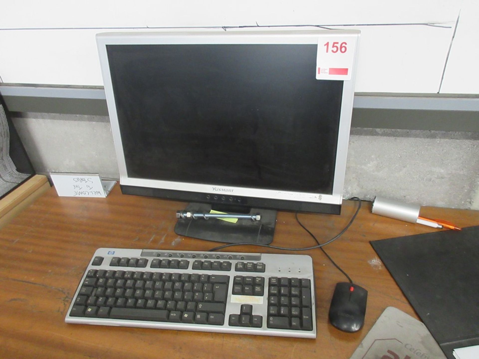 Desktop PC, Yasmat flat screen monitor