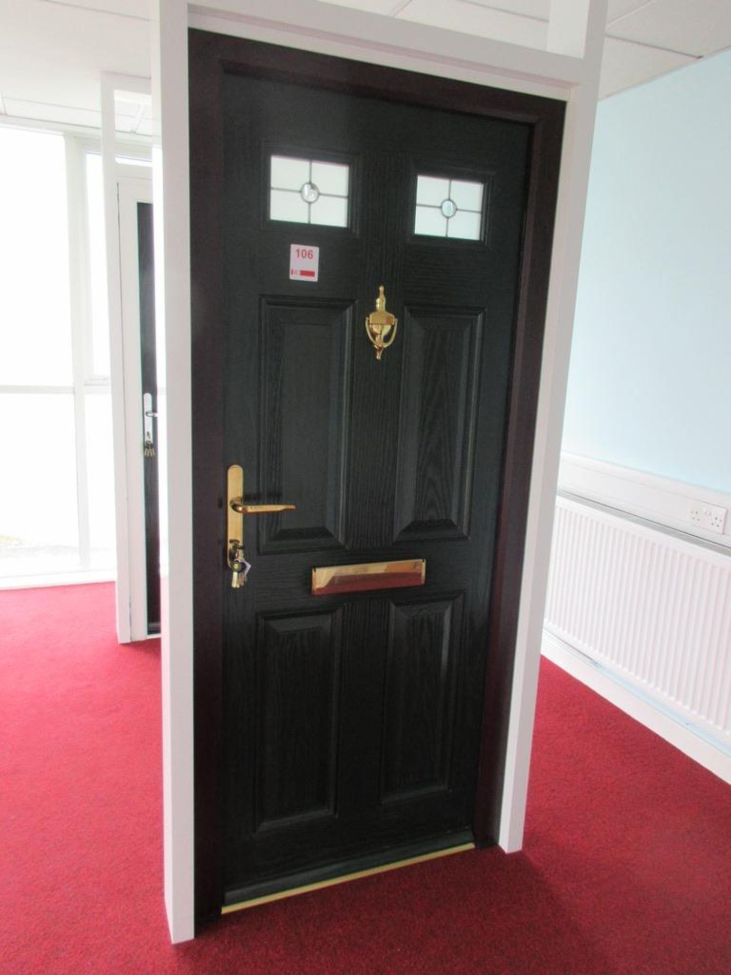 Composite showroom door