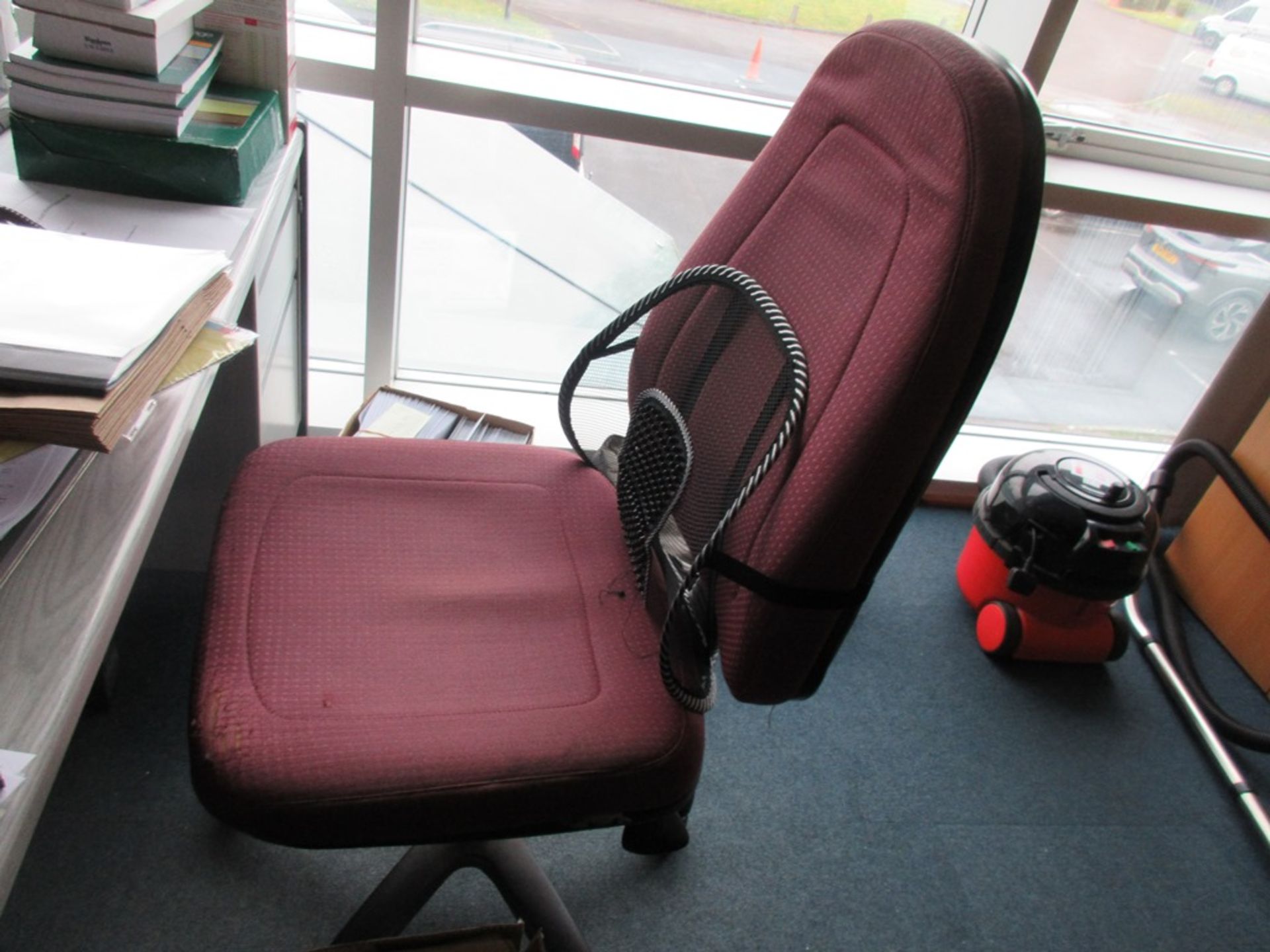 Two grey laminate office desks - Image 3 of 5