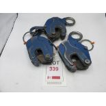 Three Plate lifting clamps