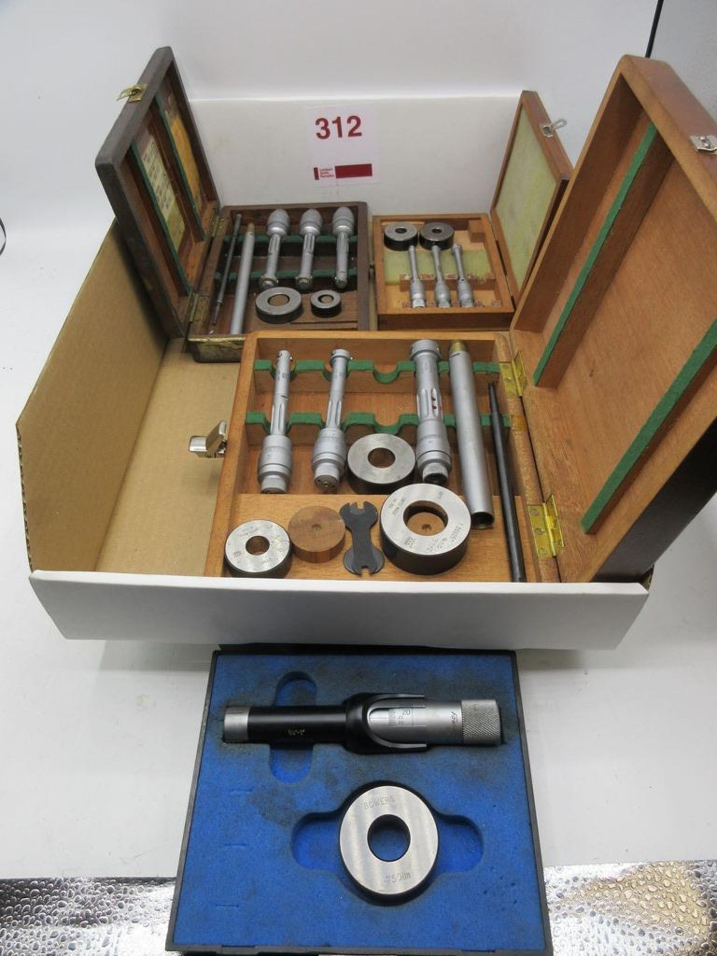 Qty various bore micrometers