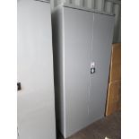 Metal 2-door cupboard