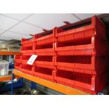 Twenty-Three Red storage bins