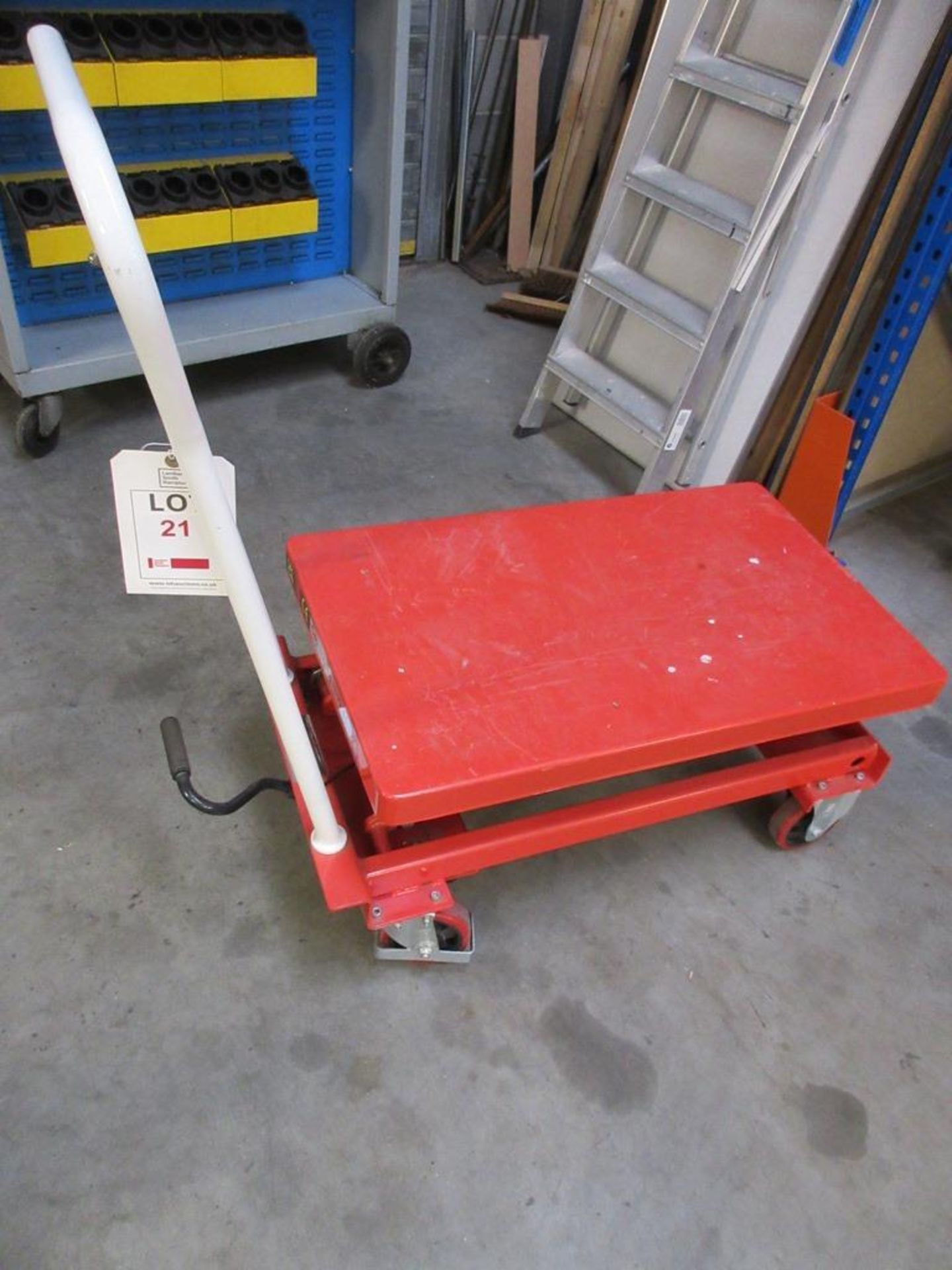Mobile high lift trolley - Image 2 of 3