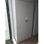 Metal 2-door cupboard