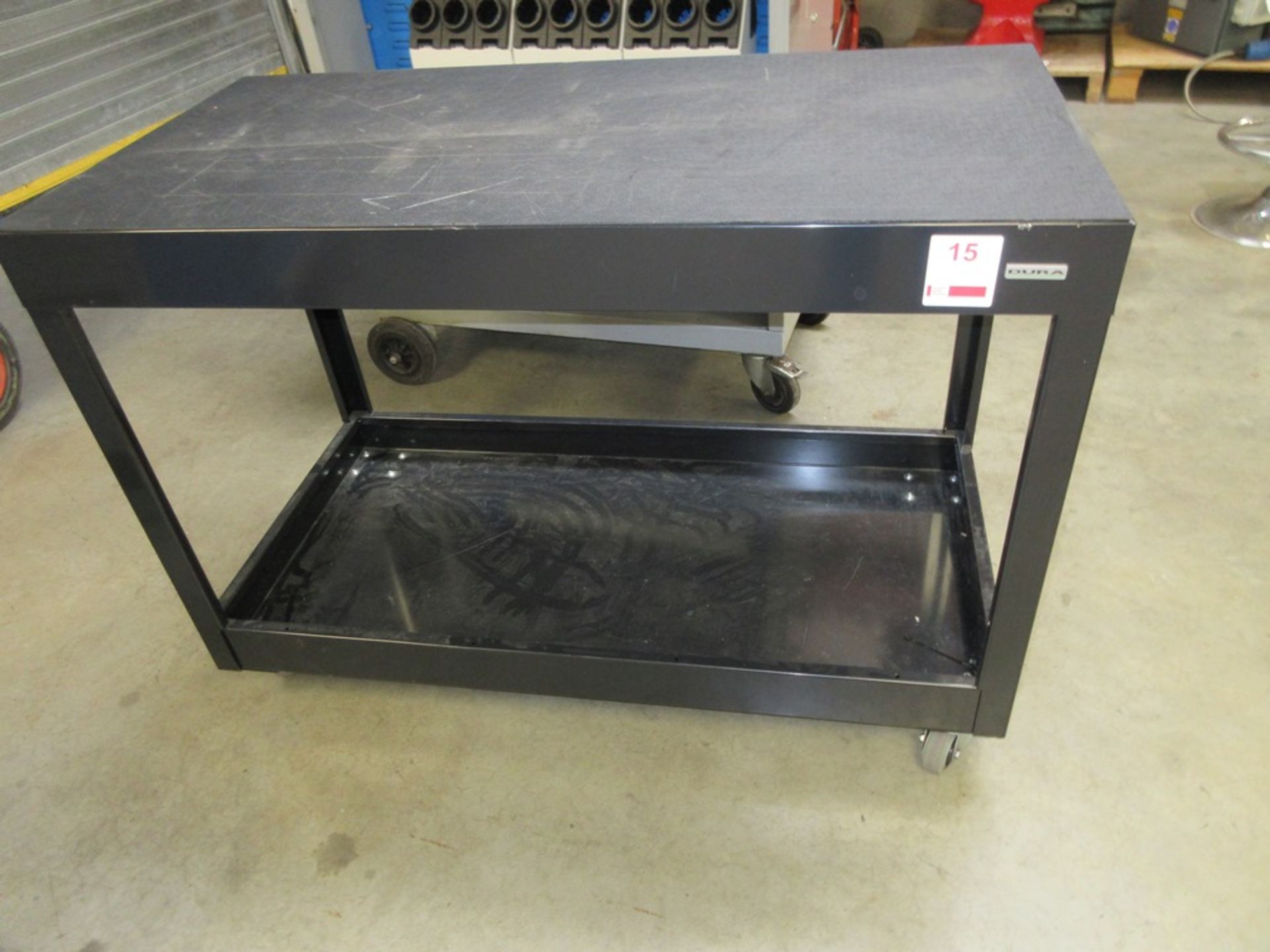 Dura Black mobile work trolley