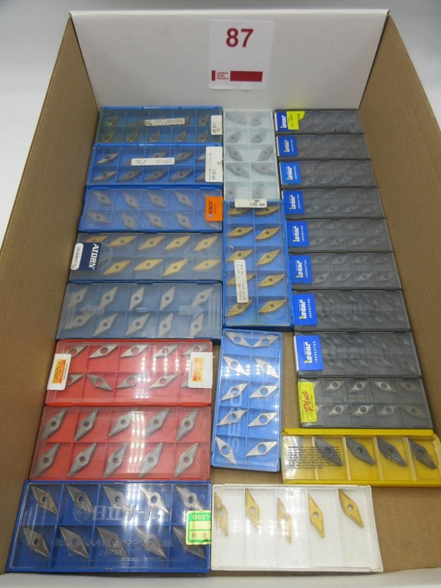 Box carbide inserts