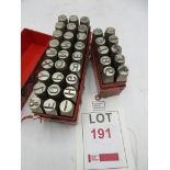 Marking stamps 12.5mm