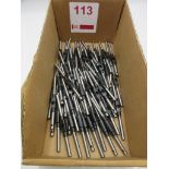 Sixty small tap wrenches