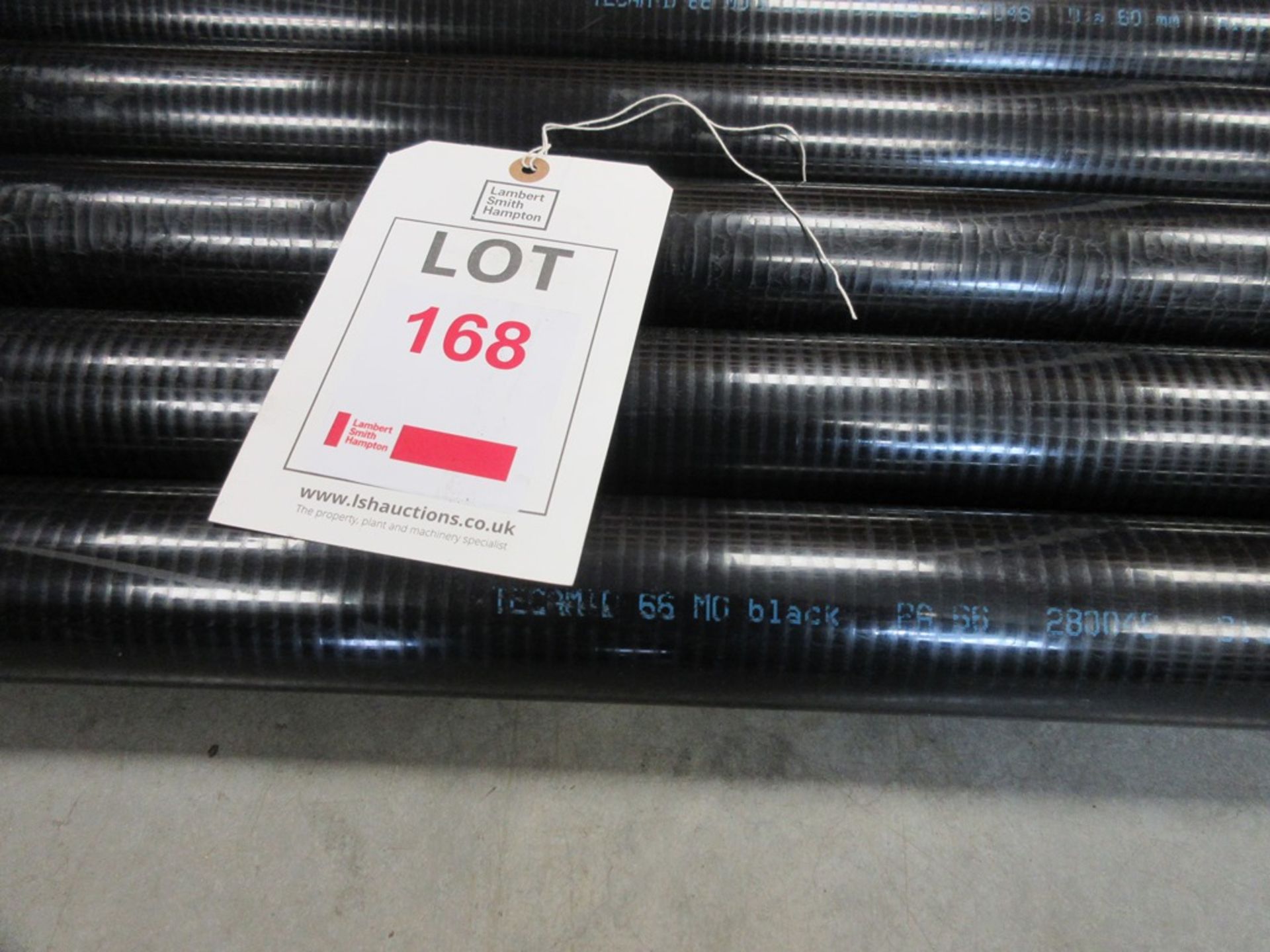 Six 1.5 mtr lengths 60mm diameter Nylon 66 bar - Image 2 of 3