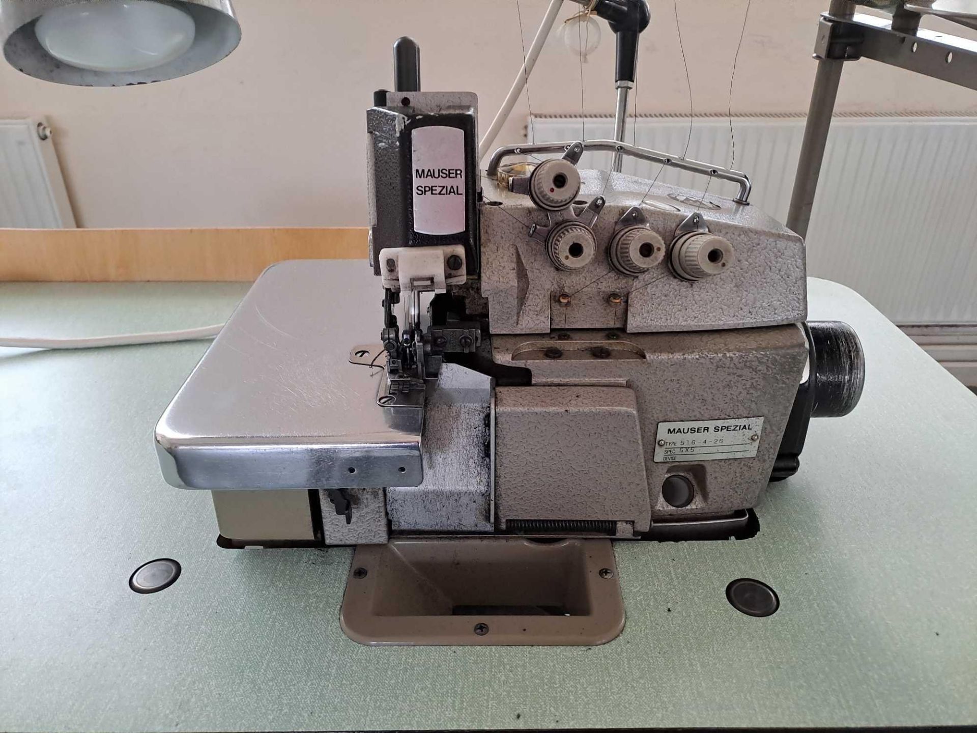 Mauser Spezial 516-4-26 Overlocker Sewing Machine - Image 3 of 6