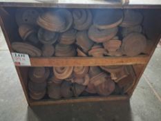 Assorted wooden formers as lotted