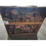 Assorted wooden formers as lotted
