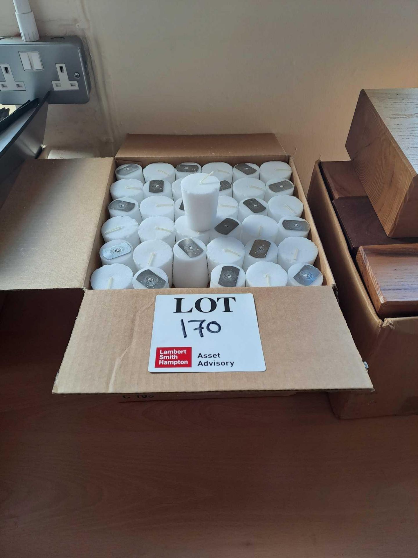 One box of small candles