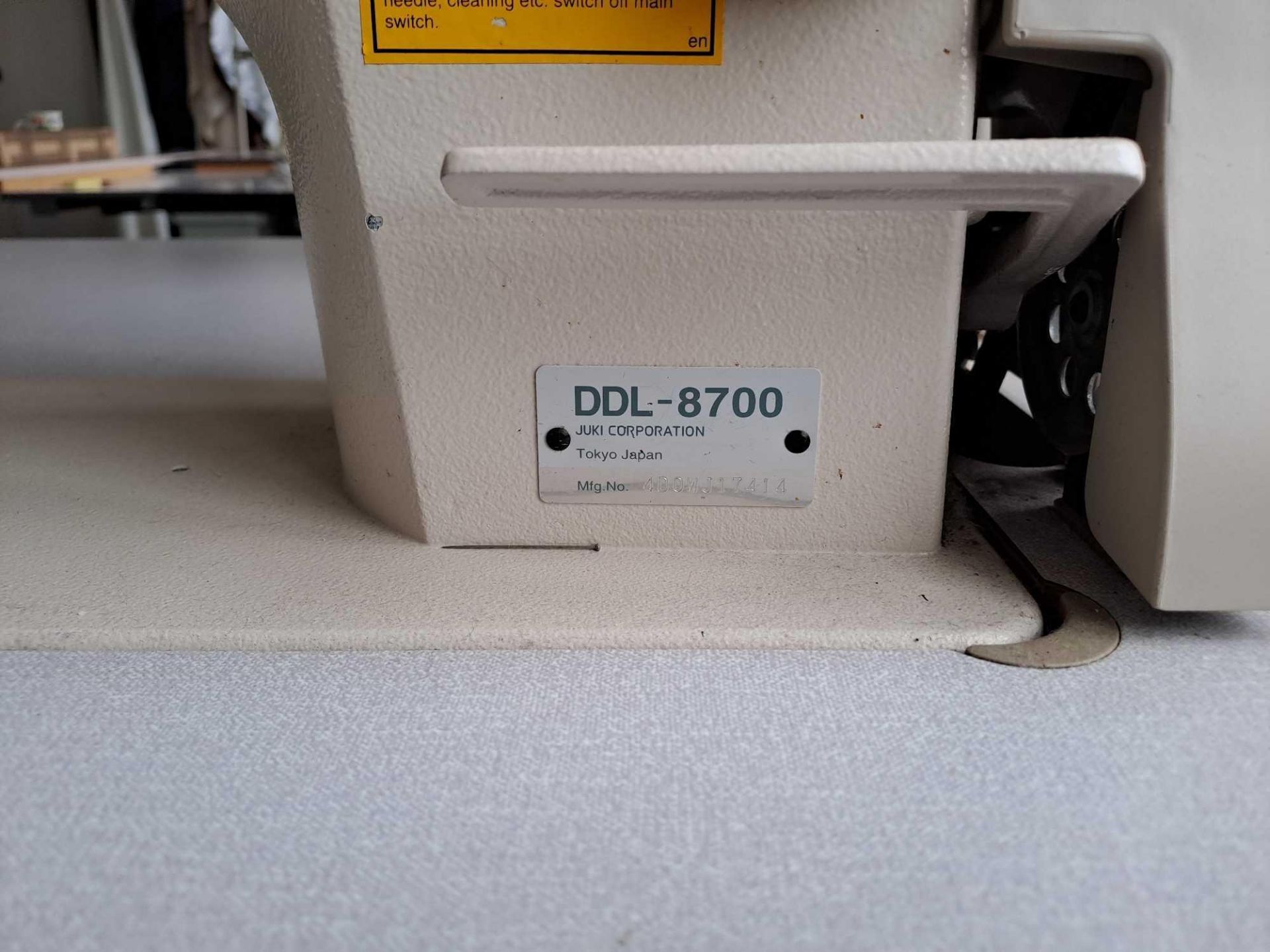 Juki DDL-8700 Sewing Machine - Image 3 of 4
