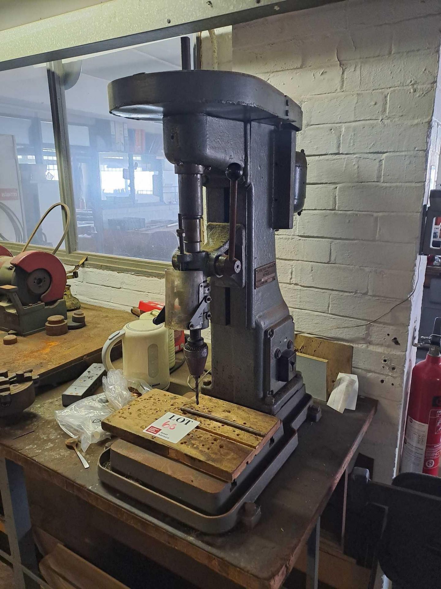 Ajax Machine Tool & Co Bench top mounted pillar drill