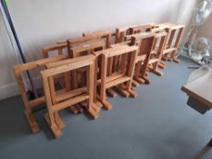 Assorted wooden tressles