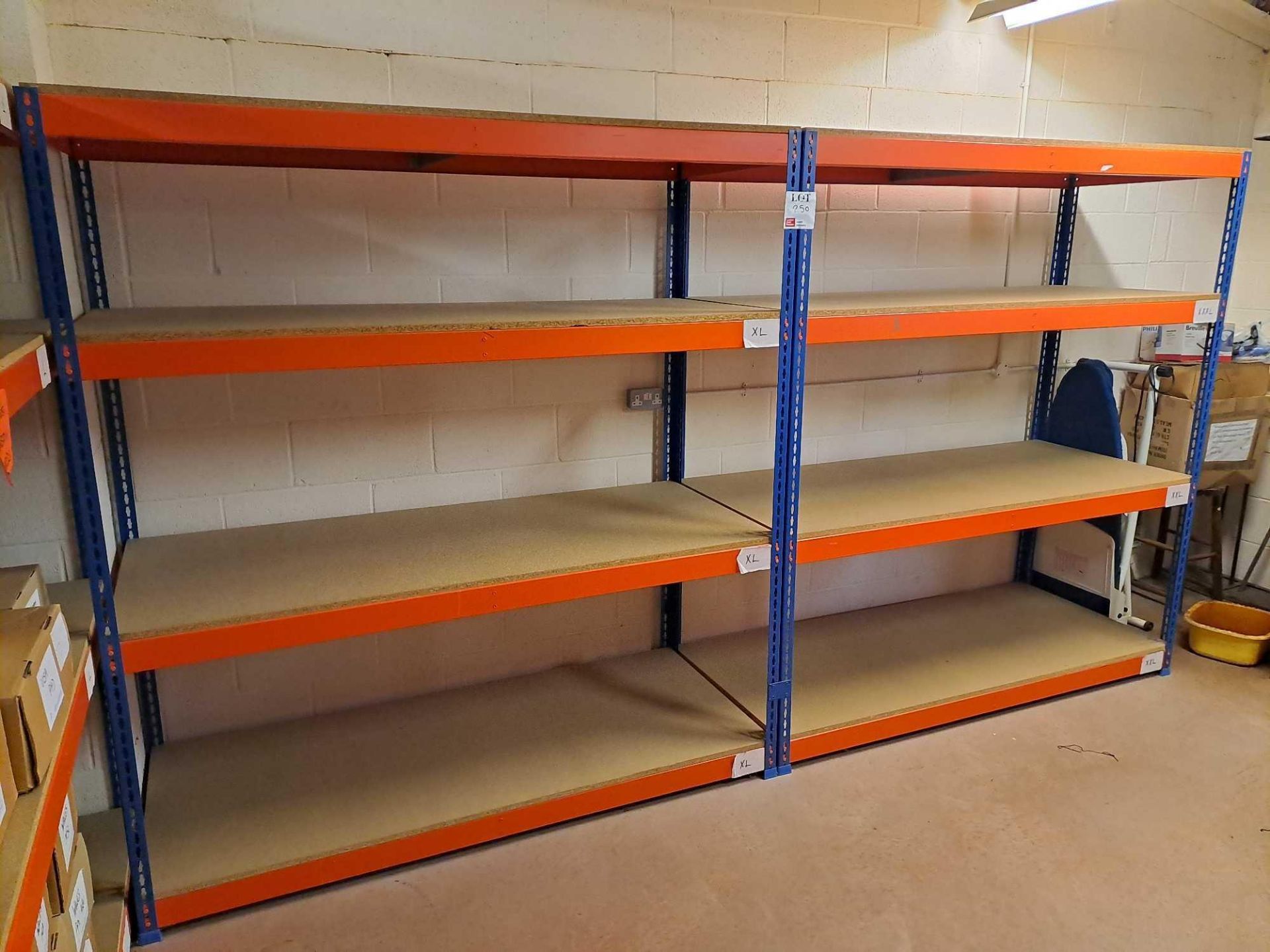Additional Racks Two 4-shelf boltless adjustable racks Additional Information:height 2m ...
