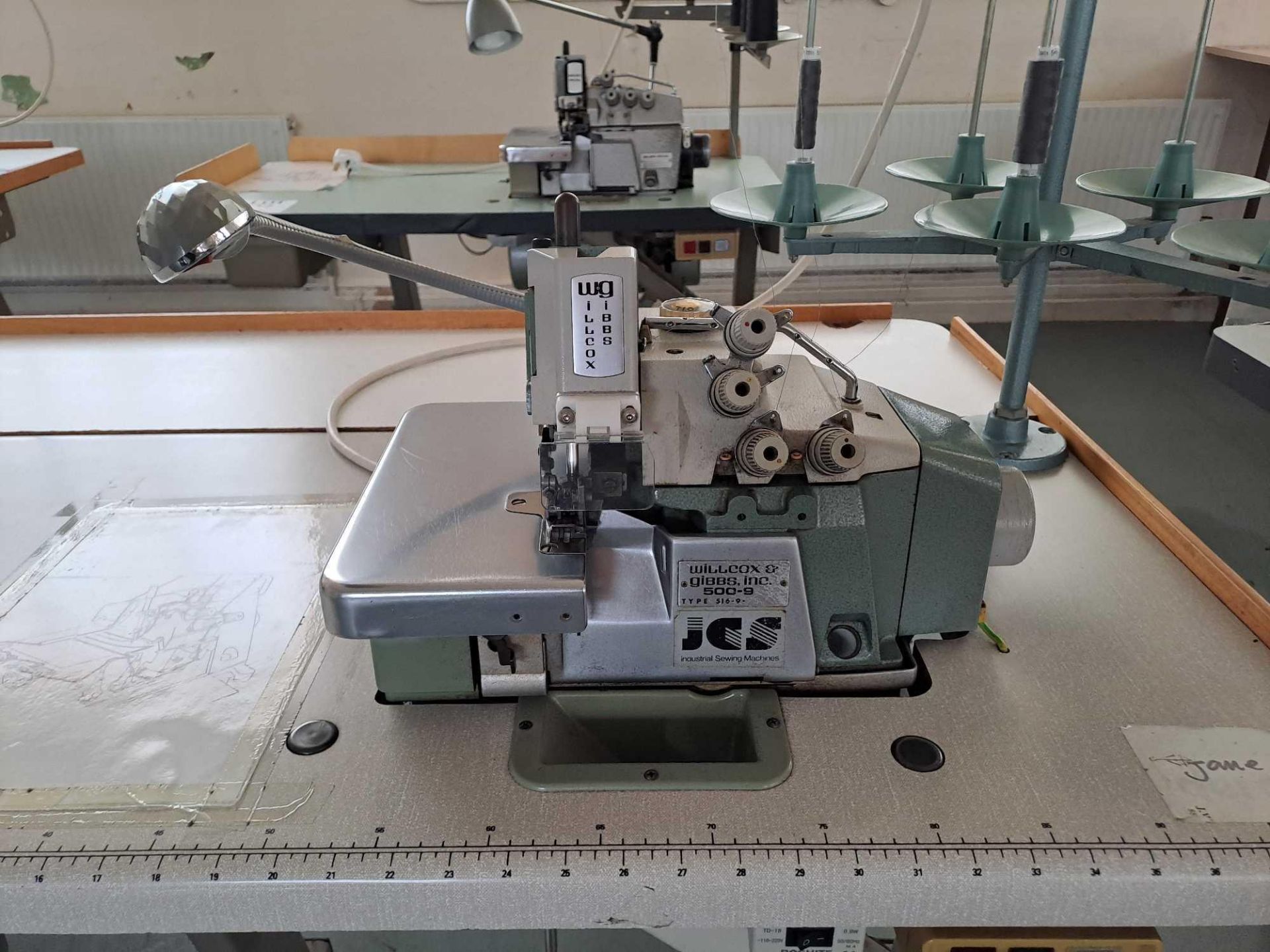 Willcox & Gibbs 500-9 Overlocker Sewing Machine - Image 3 of 7
