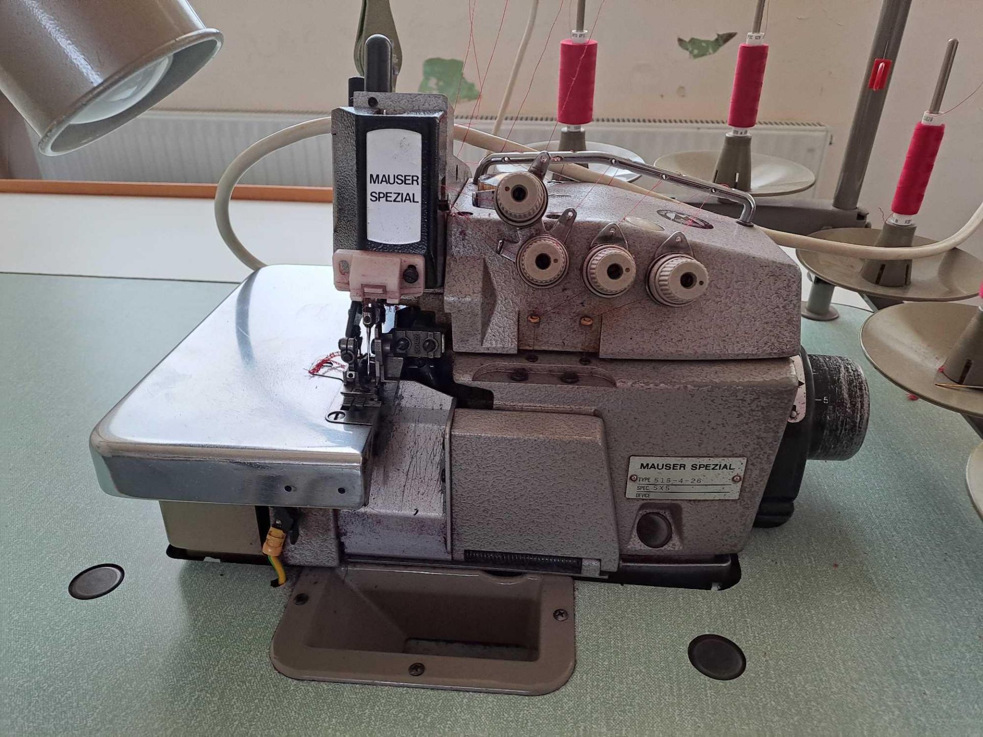 Mauser Spezial 516-4-26 Overlocker Sewing Machine - Image 3 of 7