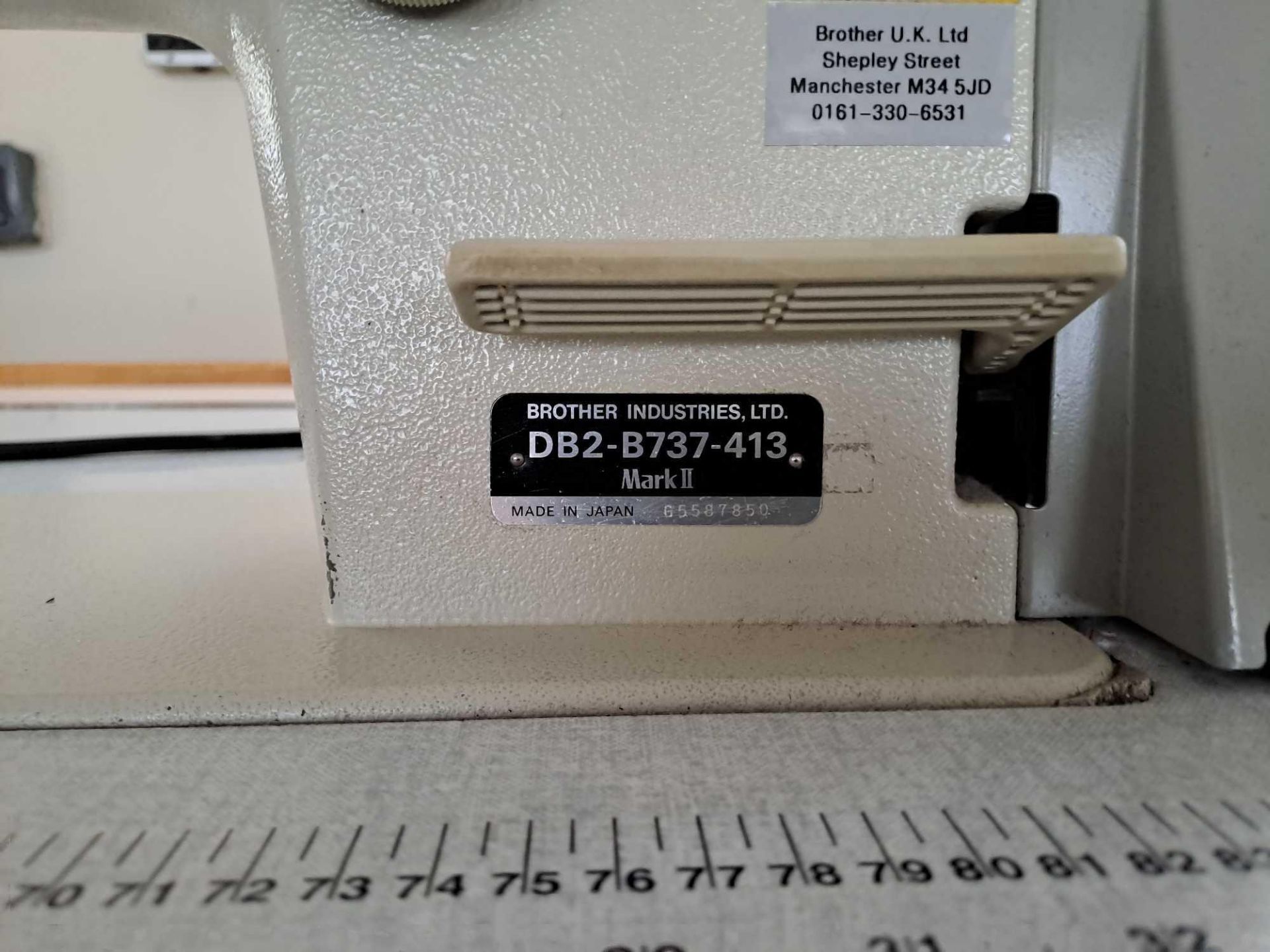 Brother DB2-B737-413 Sewing Machine - Image 4 of 6