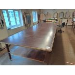 Large textile cutting table