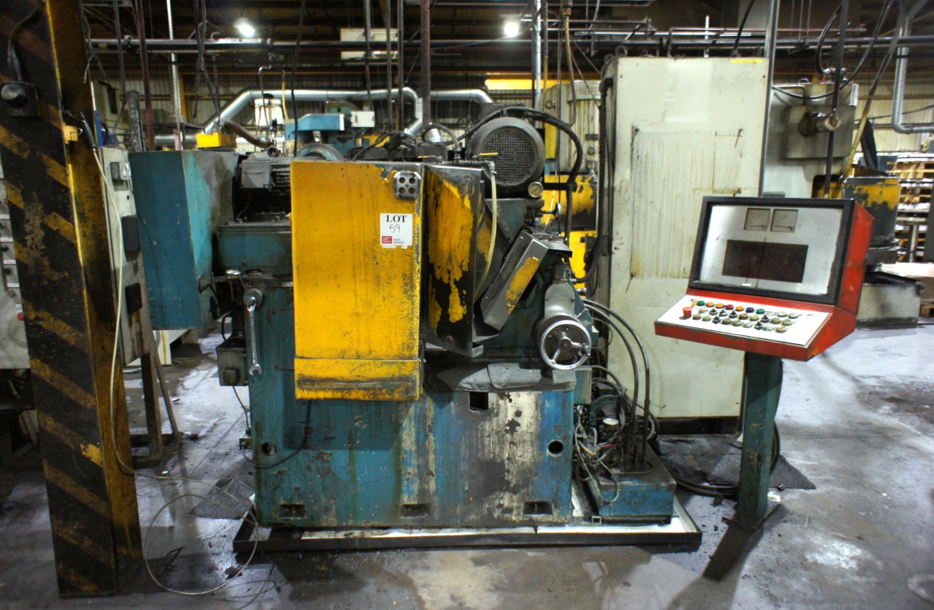 Englander & Beyer rotary surface grinder, Serial no. 583-255 with 25" magnetic chuck, tilt +/-5° ( - Image 2 of 5