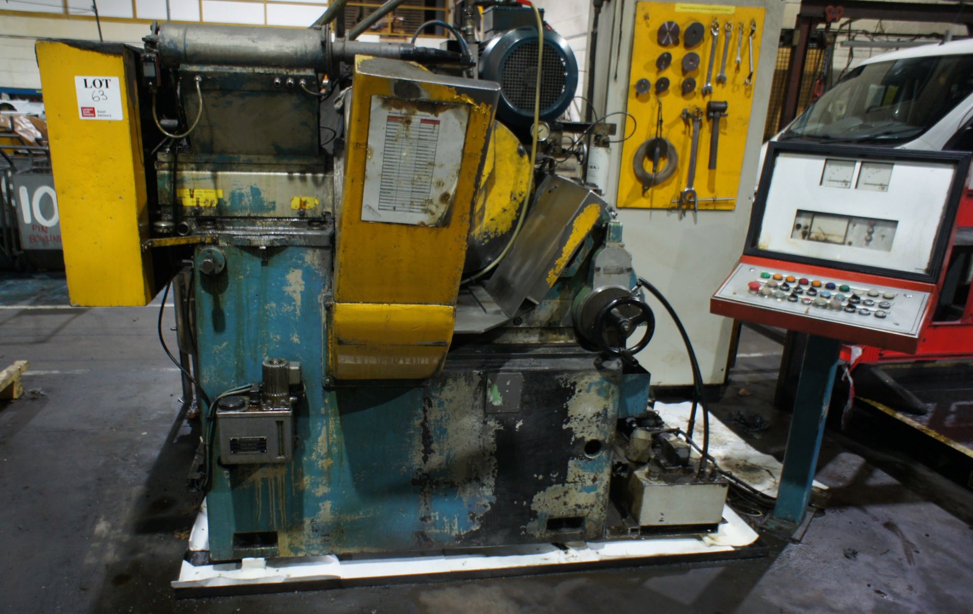 Englander & Beyer rotary surface grinder, with 25" magnetic chuck, tilt +/-5° (asset no. 45) - Image 2 of 6