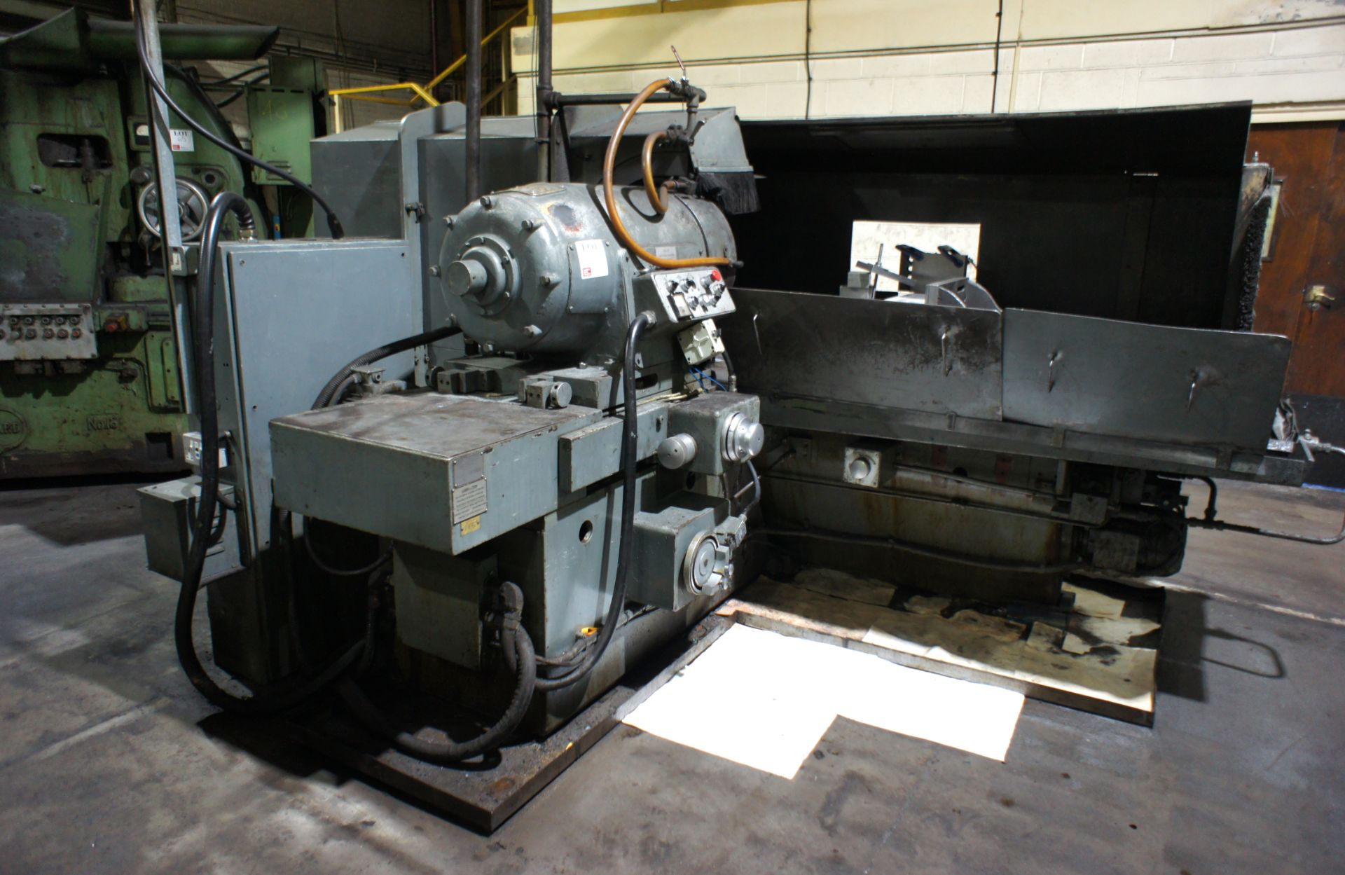 Snow G Type horizontal spindle, segmental grinder, Serial no. 8373, slotted bed 1000mm x 450mm (