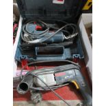 Bosch 2 x power tools including Bosch Professional GST 90BE jigsaw, 240v and Bosch GGW10E tapping d