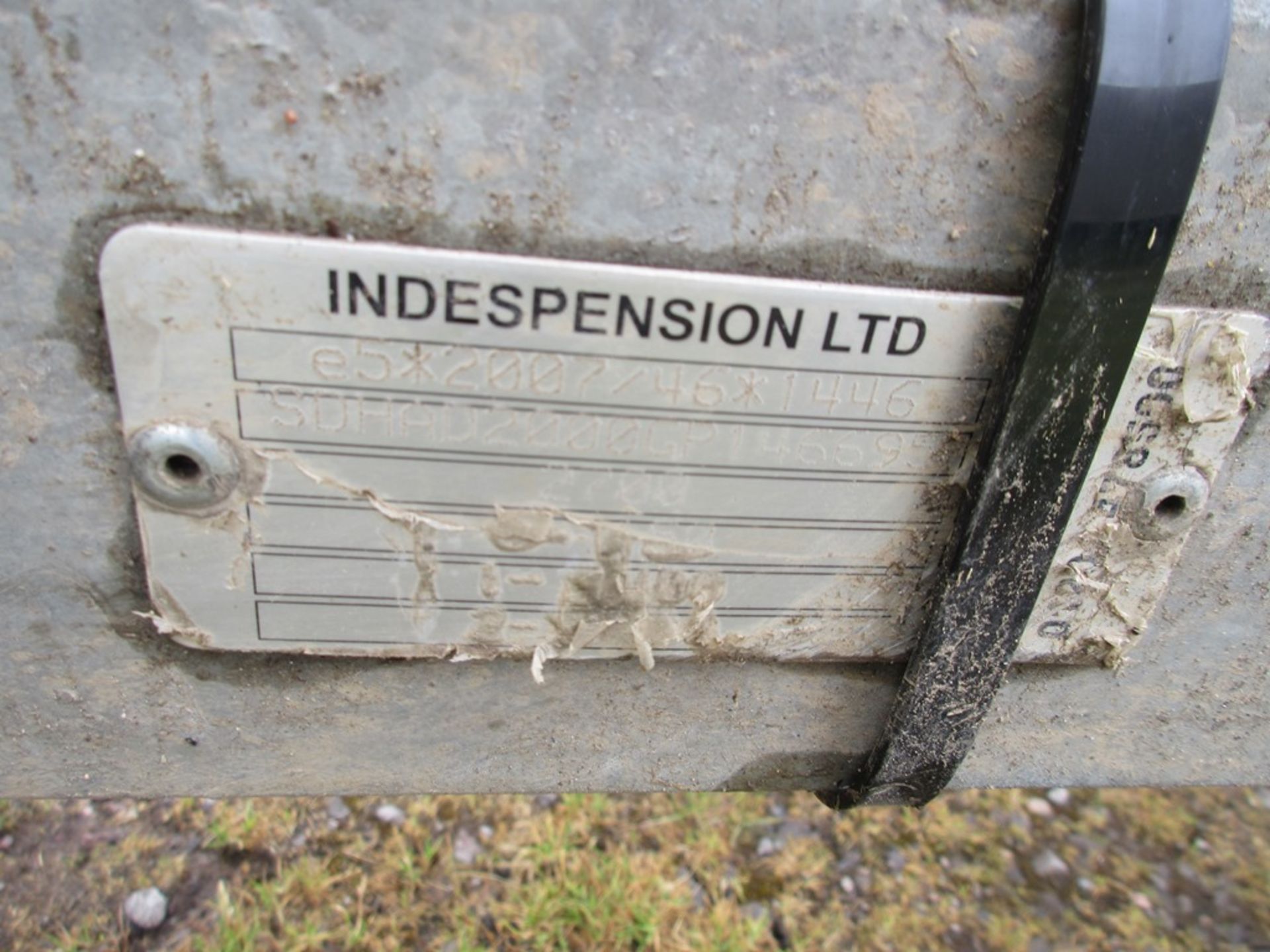 Indespension twin axle plant trailer - Image 4 of 5