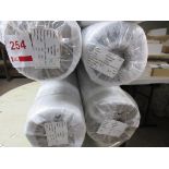 4 x rolls of various length blackout material, colour ref: 08A and 08B, product REVIII08280, width