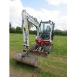 Takeuchi TB230 rubber tracked compact mini digger (2023)