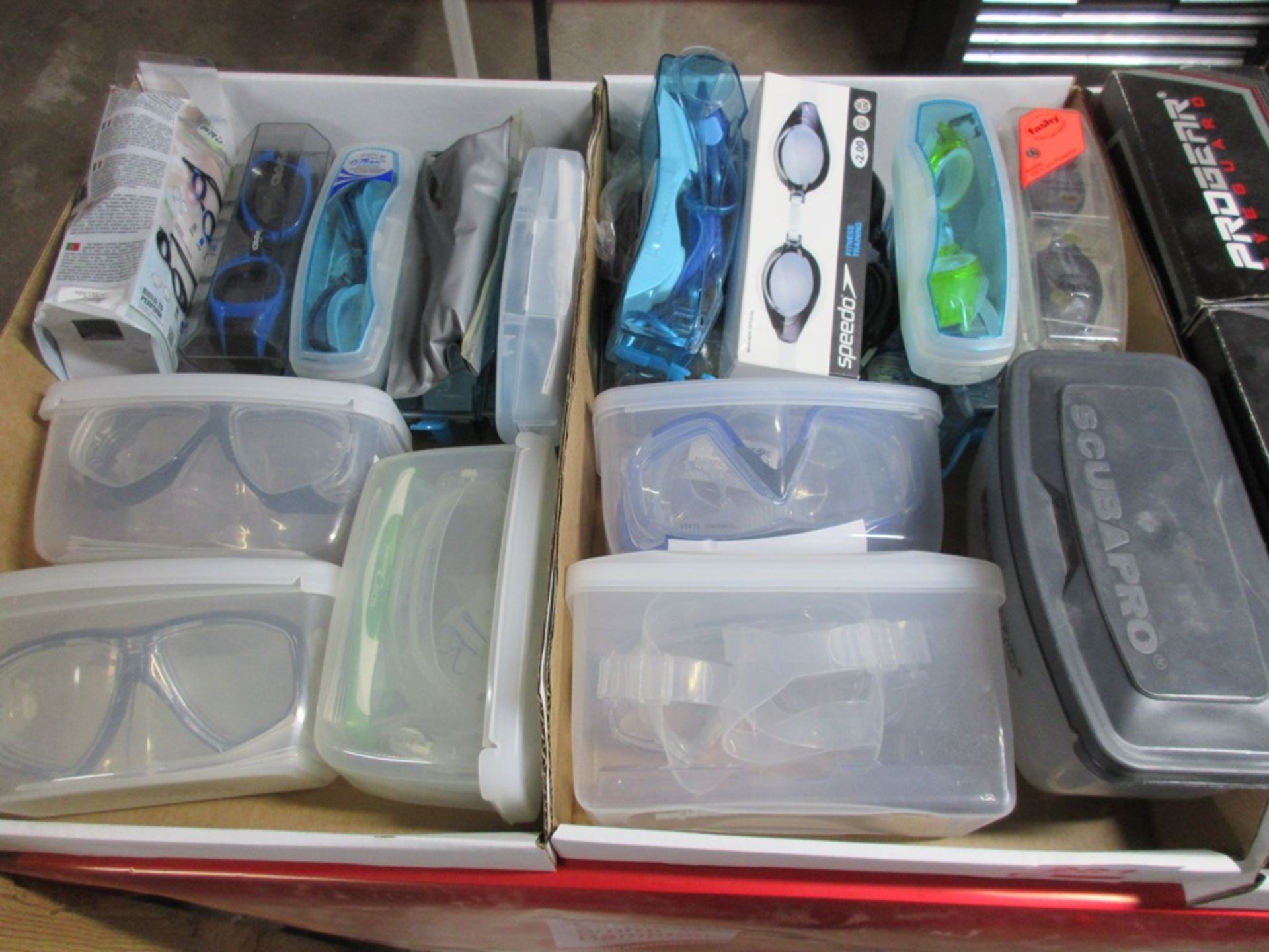 2 x boxes of mixed swimming goggles