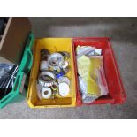 Miscellaneous lot to include tape, sander, junction boxes, rawl plugs etc