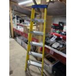 Cupram fibre glass step ladder, 5-tread