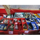Quantity of storage bins to include junction boxes, screws, switches, cable glands, nuts etc
