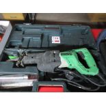 Hitachi CR13V2 reciprocating saw, 240v