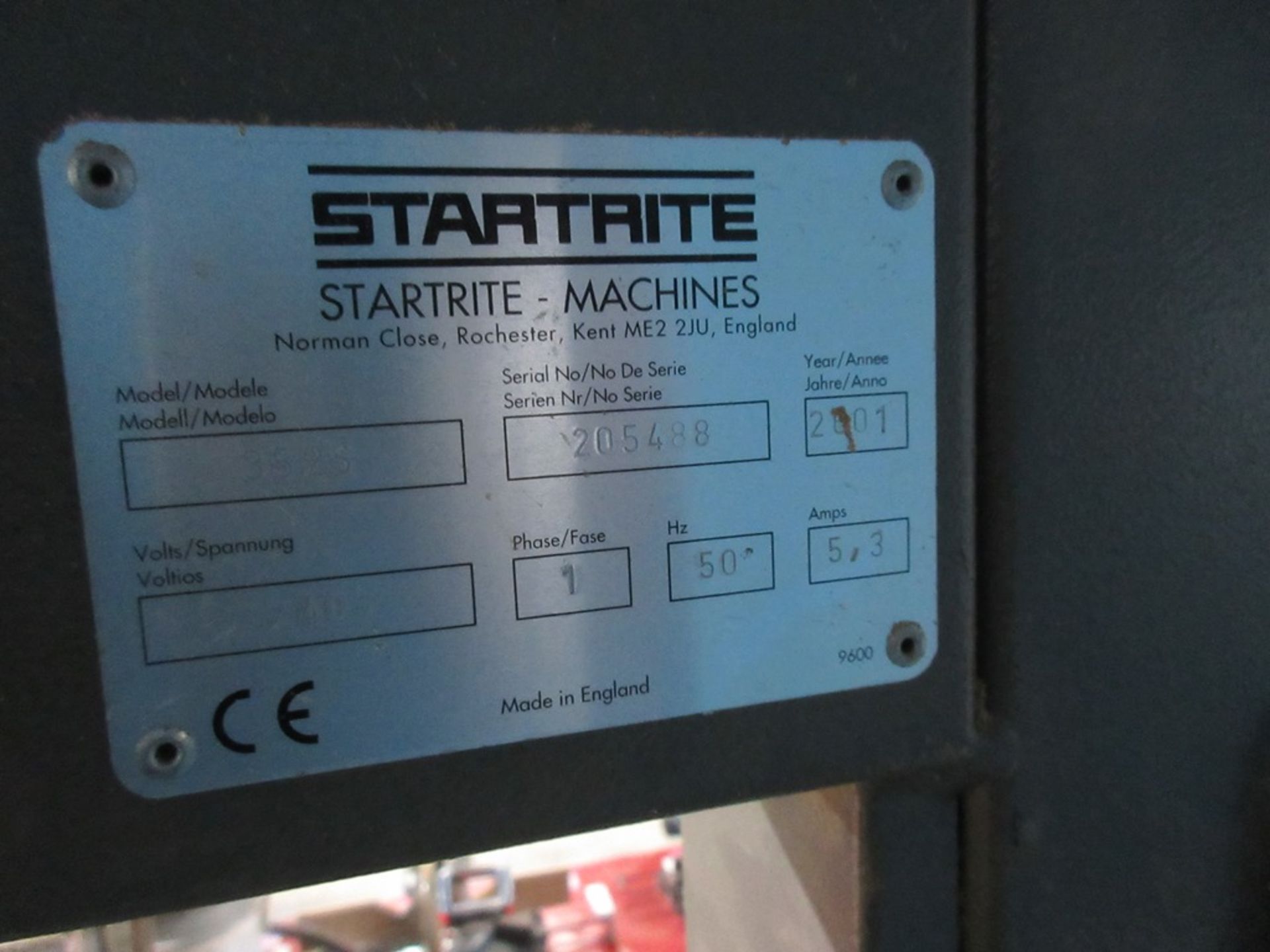 Startrite 352S vertical bandsaw (2001) - Image 4 of 5