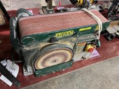 Record Power BDS 250 band and disc bench top sander, 240v