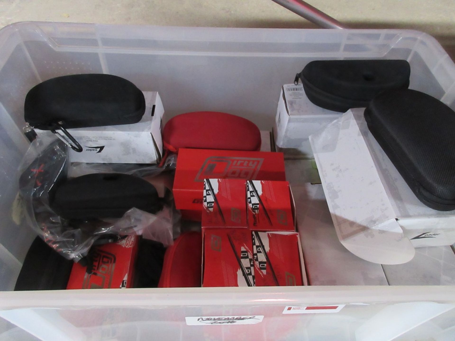 1 x box of various safety, sports, leisure glasses/ goggles