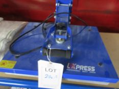 UK Press HPC480 bench top professional heat press, 240v (2019)