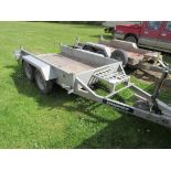 Indespension twin-axle plant trailer, 2.7-ton