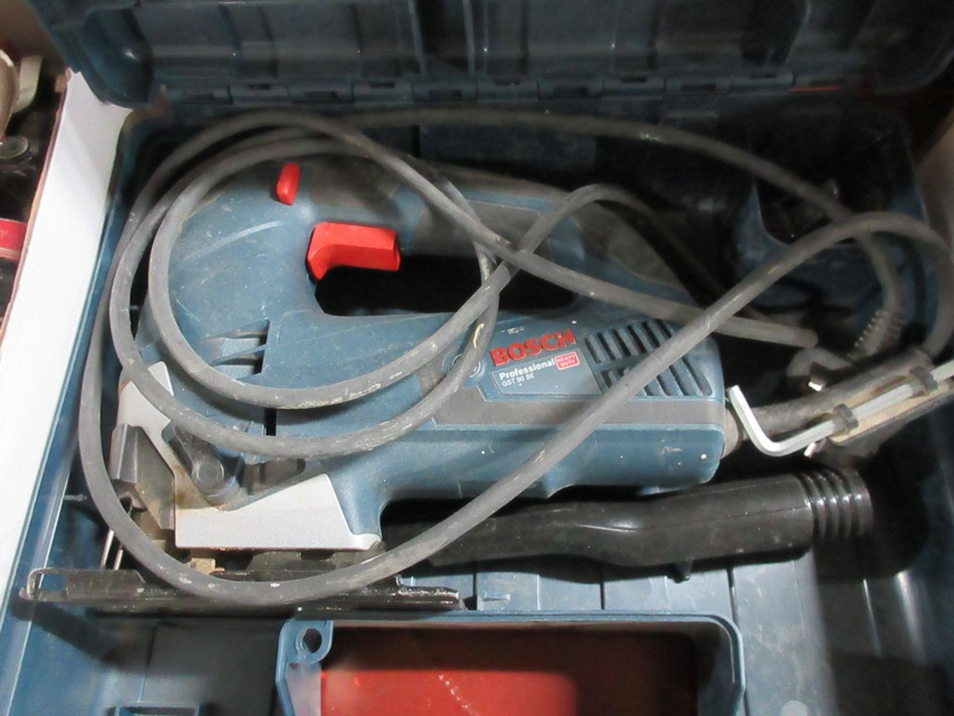 Bosch 2 x power tools including Bosch Professional GST 90BE jigsaw, 240v and Bosch GGW10E tapping d - Image 2 of 4
