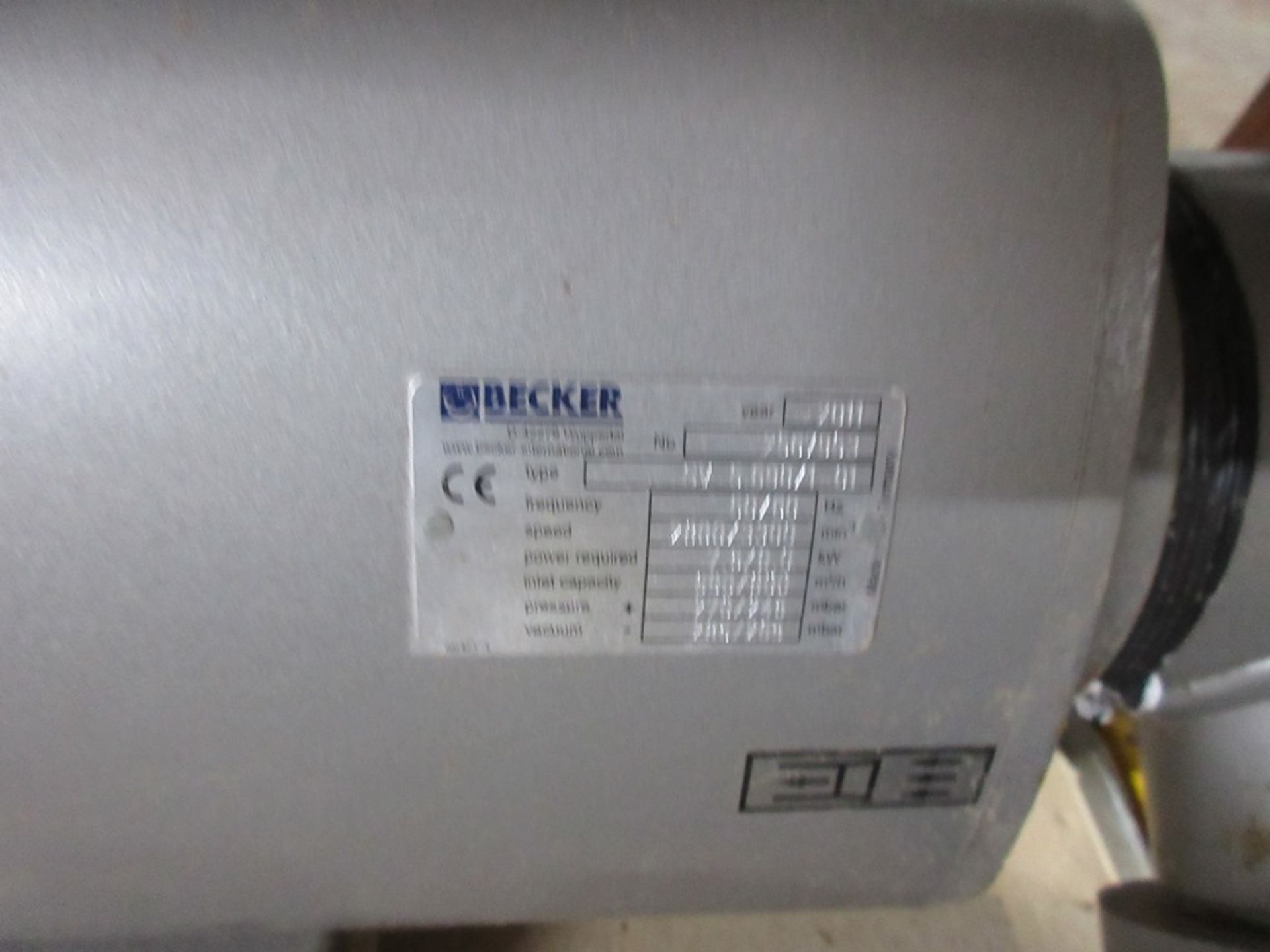 Becker SV 569011-01 dust extractor (2011) - Image 4 of 5