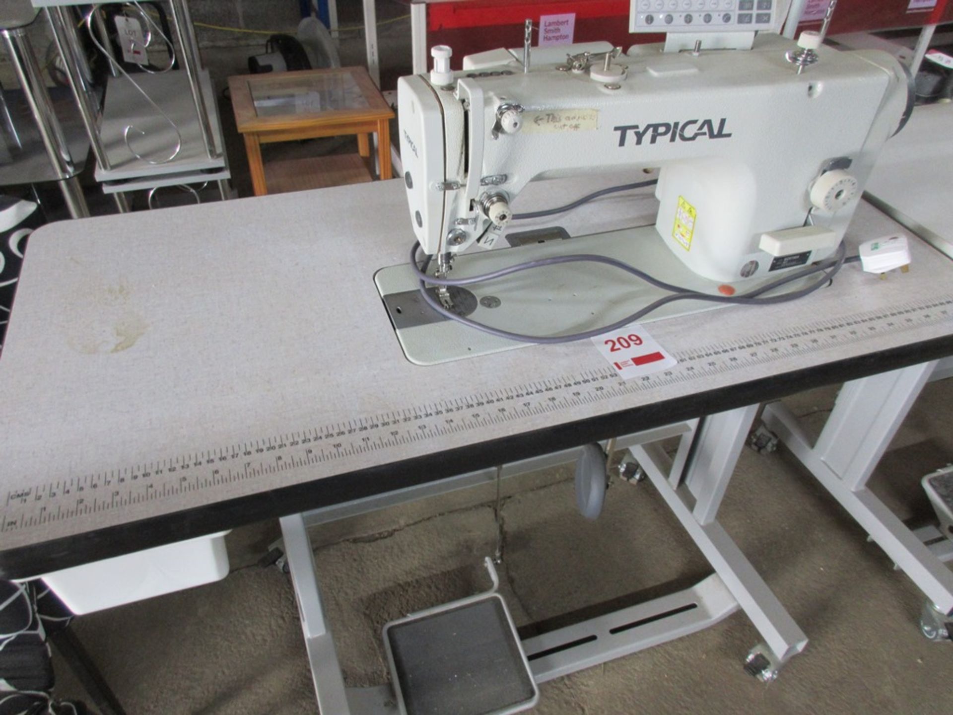 Typical GC6730A flat bed sewing machine, 240v - Image 3 of 4