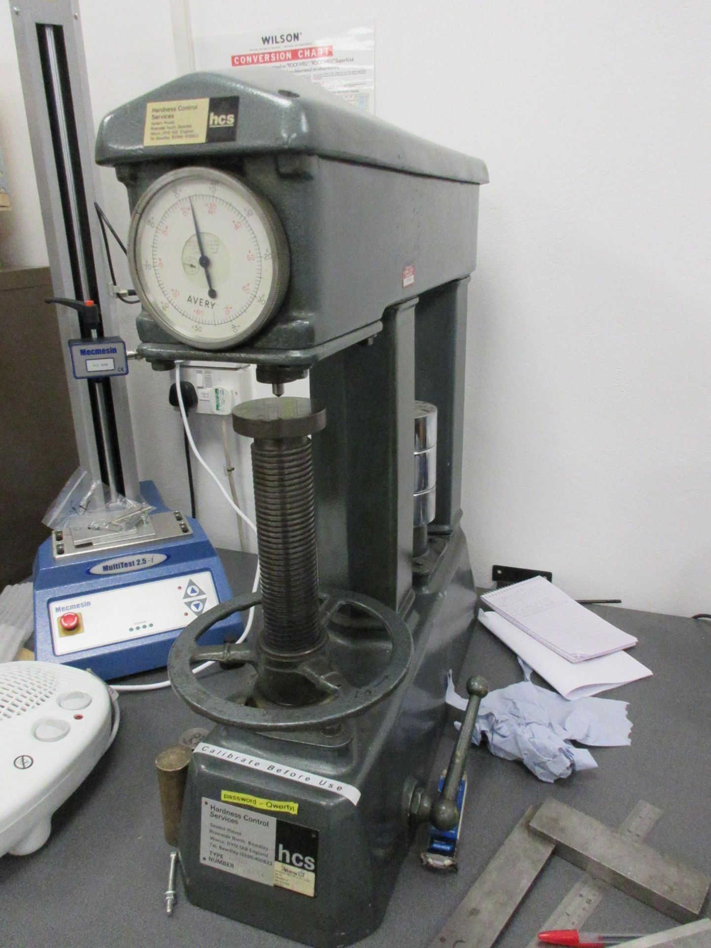 HCS hardness tester, type 6402, serial no. 270784 - Image 2 of 4